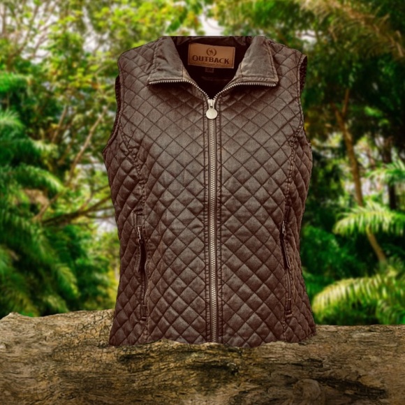 OUTBACK TRADING COMPANY WOMEN’S BRISBANE VEST BROWN SZ XL - Picture 14 of 14